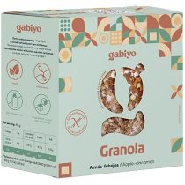   Gabiyo Apfel-Zimt Granola Knuspermüsli glutenfrei 275g (glutenfrei, ohne Zuckerzusatz) MHD:04.01.25