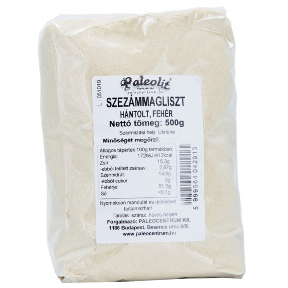 Paleolit Sesammehl (geschält, weiß) 500g 