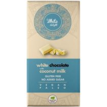   White Delight Weiße Schokolade 80g mit Kokosmilch ohne Zuckerzusatz (vegan, paleo, glutenfrei)