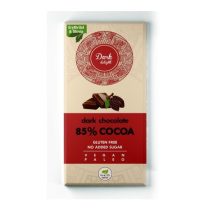   Dark Delight Zartbitterschokolade 80g ohne Zuckerzusatz 85% Kakao MHD:23.06.24 (vegan, paleo, glutenfrei)