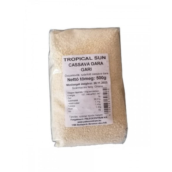 Tropical Sun Gari 500g Grobes Maniokmehl Cassava Mehl 