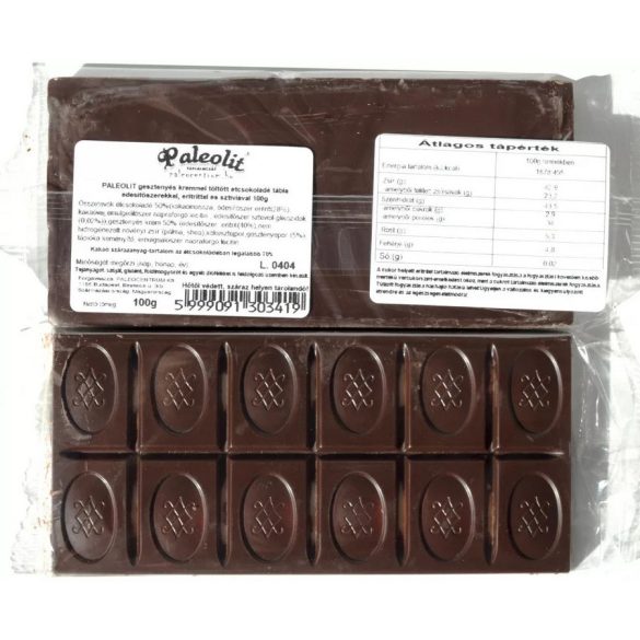 Paleolit gefüllte Zartbitterschokolade Maronen Kastanien-Creme 100g 