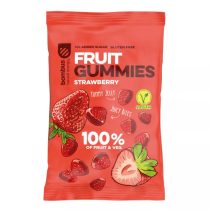   Bombus Fruchtgummi Gummibonbons 35g Erdbeere (vegan, ohne Zuckerzusatz)