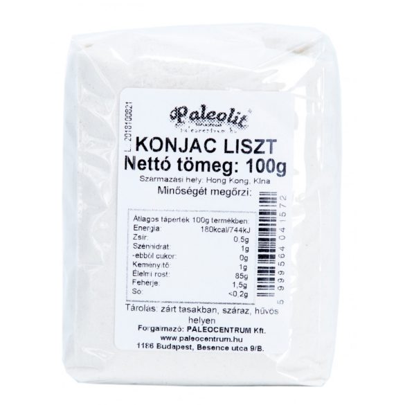 Paleolit Konjakmehl 100g Konjac mehl 90% Glucomannan