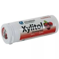   Xylitol miradent Zahnpflegekaugummi 30g mit Xylit Cranberry 30 Stk