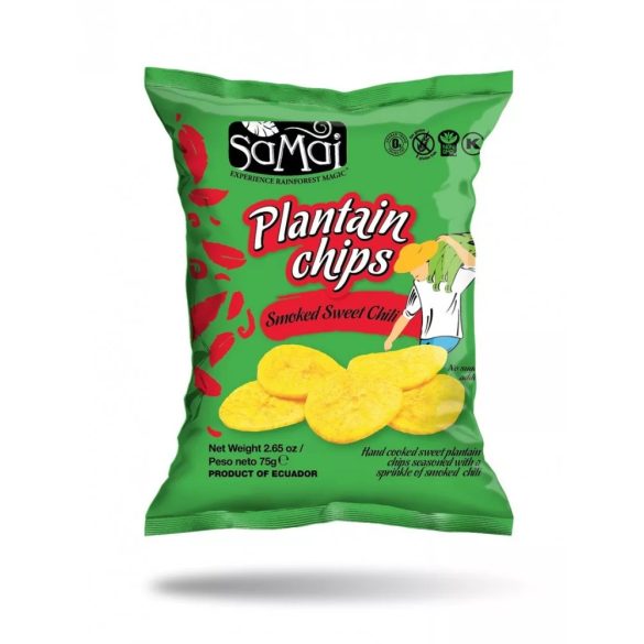 SAMAI Plantain Kochbanenen Chips 75g Sweet Chilli