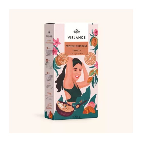 Viblance Porridge Haferbrei Amaretti 400g (glutenfrei, ohne Zuckerzusatz) 