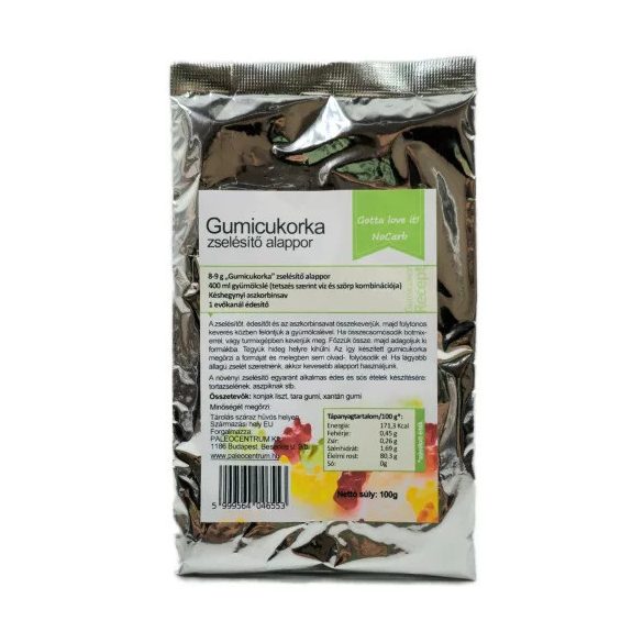 NoCarb Fruchtgummipulver 100g (ohne Zuckerzusatz, Konjakmehl, Tarakernmehl, Xanthan)