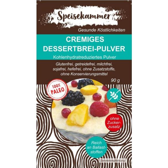 Speisekammer Cremiges Dessertbrei-Pulver Grieß 90g MHD:31.01.2025 (paleo, glutenfrei, maisfrei, sojafrei, kohlenhydratreduziert)