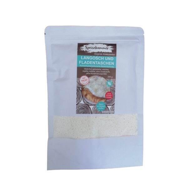 Speisekammer Backmischung für Langosch und Fladentaschen 200 G (Paleo, glutenfrei, maisfrei, sojafrei, kohlenhydratreduziert)