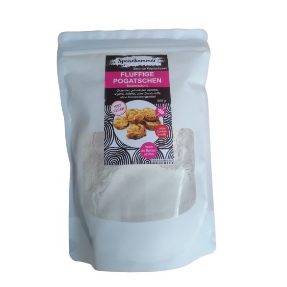 Speisekammer Backmischung Fluffige Vegane Pogatschen Salzgebäck (glutenfrei, sojafrei, maisfrei) 500g 